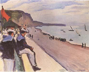 Marquet, Albert The Beach at Fecamp (mk09)